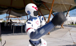 Robot Humanoid Unitree R-1 Ahli Bela Diri Seharga Macbook, Bisa Jadi Satpam Rumah Masa Depan ? 2 Unitree R-1 saat unjuk kebolehan dalam melakukan gerakan bela diri.