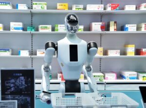 Toko Robot Pertama di Dunia Resmi Dibuka, Bisa Beli Unit hingga Aksesoris dari 50 Produsen dan Pengembang. 2 Demonstrasi Robot Humanoid Melayani Pembelian Obat